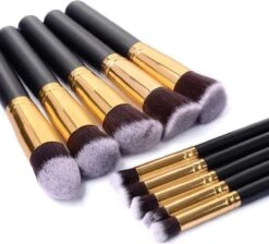 Evvie Set Van 10 Make-up Kwasten Kabuki In Etui Marble - Zwart-Goud 13 Evvie Set Van 10 Make-up Kwasten Kabuki In Etui Marble - Zwart-Goud -Cosmetica winkel 1200x1088 4