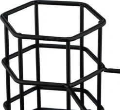 Relaxdays Make-up Kwastenhouder 3 Vakken - Pennenbakje Metaal - Pennenhouder - Cosmetica - Zwart -Cosmetica winkel 1200x1103 4