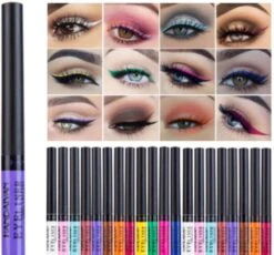 Handaiyan Liquid Eyeliner – 12 Verschillende Kleuren - Make Up – Set - Kleur - Cadeau - Kleuren - Waterproof & Langhoudend 24 Handaiyan Liquid Eyeliner – 12 Verschillende Kleuren - Make Up – Set - Kleur - Cadeau - Kleuren - Waterproof & Langhoudend -Cosmetica winkel 1200x1116 1