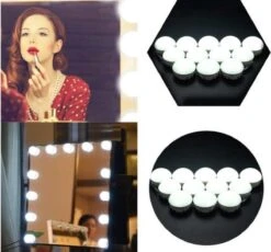 Jumalu Hollywood Spiegellampen – Spiegelverlichting Met 10 LED Lampen – Dimbare Make Up Spiegel Lamp – 4 Meter Kabel -Cosmetica winkel 1200x1116 4