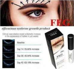 FEG Eyebrow Enhancer Serum 3 Ml - Wenkbrauwen Groeiserum - Stimuleer Natuurlijke Groei Wenkbrauwen - Vollere Wenkbrauwen - Beautiful Eyebrows - Voor Slapen Aanbrengen - Snel Resultaat -Cosmetica winkel 1200x1120