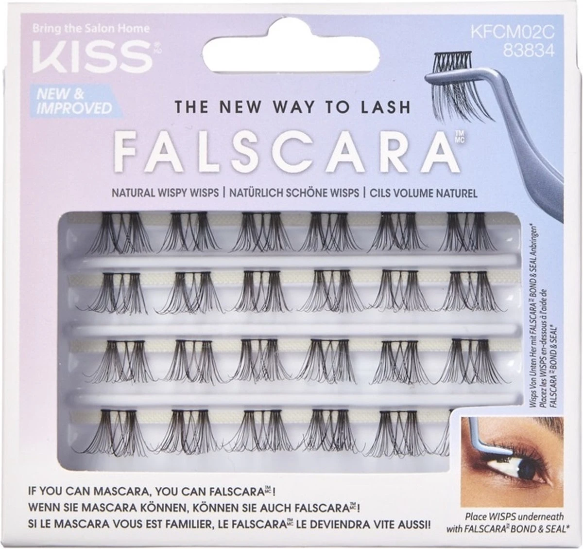 KISS - Falscara Natural Wispy Wisps 1 KISS - Falscara Natural Wispy Wisps