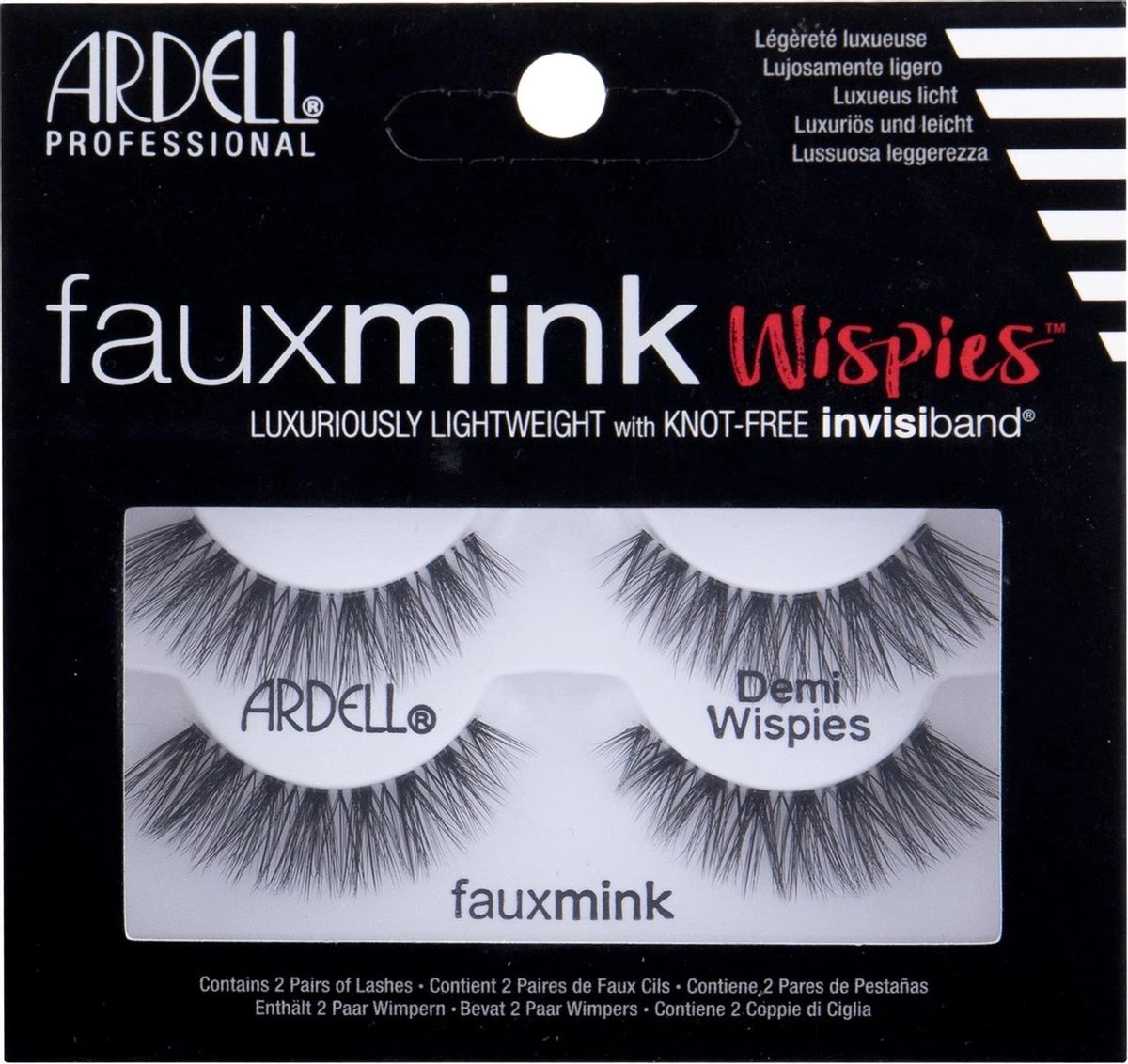Ardell - Faux Mink Demi Wispies - Twin Pack - Zwart 8 Ardell - Faux Mink Demi Wispies - Twin Pack - Zwart - Afbeelding 8