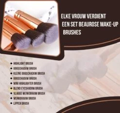 Luxe Make Up Kwasten Set - Make Up Brush - Oogschaduw – Beauty - Foundation Kwast - Poederkwast - Brush - Make Up - Cosmetica - Kwasten Set – Make Up Etui - Make Up Penselen Set – Make Up Set 19 Luxe Make Up Kwasten Set - Make Up Brush - Oogschaduw – Beauty - Foundation Kwast - Poederkwast - Brush - Make Up - Cosmetica - Kwasten Set – Make Up Etui - Make Up Penselen Set – Make Up Set -Cosmetica winkel 1200x1132 7