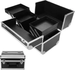 Confibel Make Up Koffer - Uitklapbaar - 5 Opbergbakken - Met Slot -Cosmetica winkel 1200x1134 3