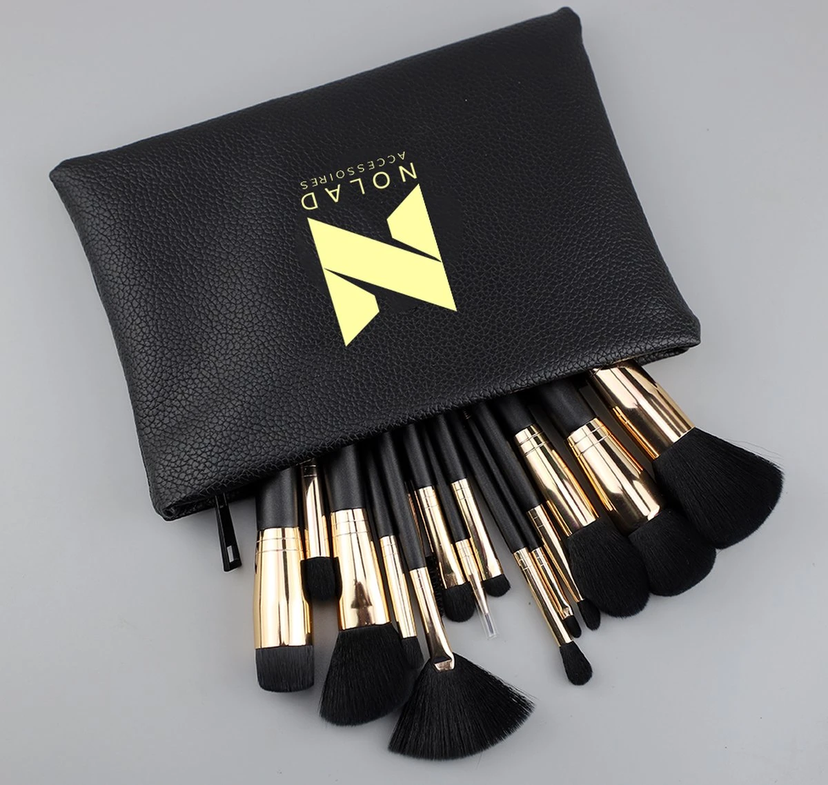 Nolad® - Make Up Kwasten Set - Professionele 15-delige Set - 100% VEGAN 3 Nolad® - Make Up Kwasten Set - Professionele 15-delige Set - 100% VEGAN - Afbeelding 3