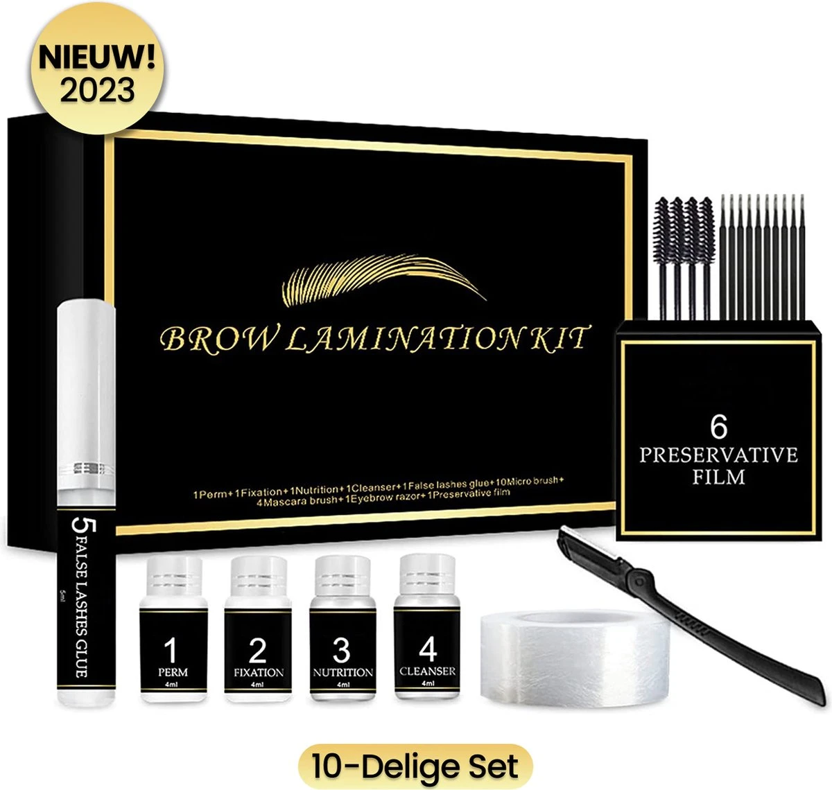 BluGo Brow Lamination Kit - Lash Lift - Wenkbrauwgel - Wimperlifting Set - Brow Soap - Eyelash Lift - Wimperverf - Brow Gel - Starterkit 1 BluGo Brow Lamination Kit - Lash Lift - Wenkbrauwgel - Wimperlifting Set - Brow Soap - Eyelash Lift - Wimperverf - Brow Gel - Starterkit