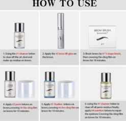 Brow Lift-Lamination – Nieuwe Behandeling Voor Mooier, Voller En Sprekende Wenkbrauwen. Krachtige Maar Natuurlijke Uitstraling. Meerdere Behandelingen. -Cosmetica winkel 1200x1149 4