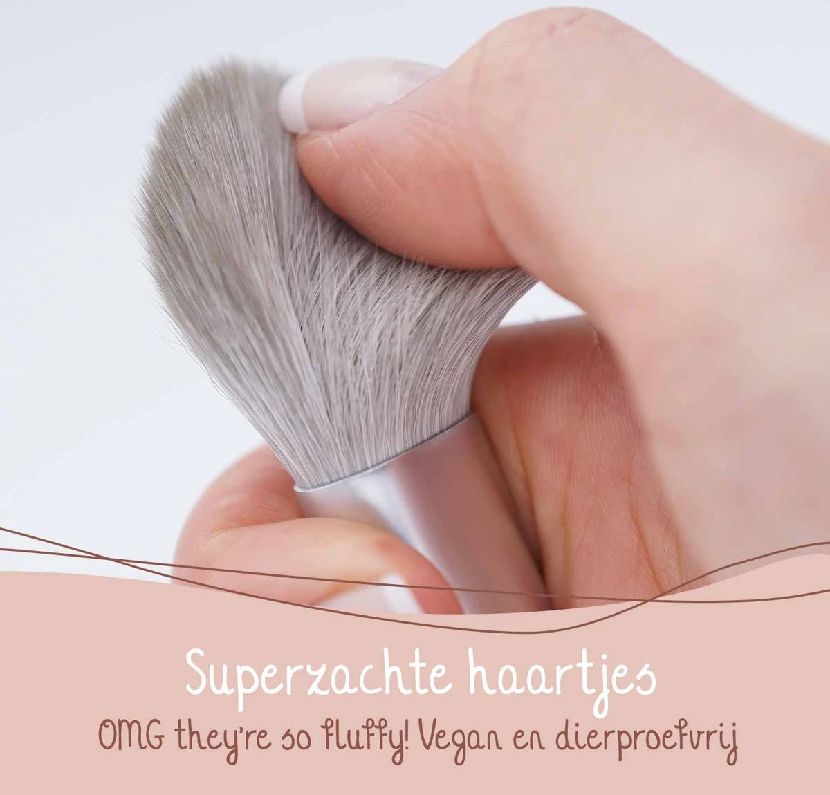 Bamboozy Makeup Kwasten Set Tarwestro - Make Up Brush Foundation Oogschaduw Poeder Kwast Brush Contour Eyeliner - 6 Stuks 4 Bamboozy Makeup Kwasten Set Tarwestro - Make Up Brush Foundation Oogschaduw Poeder Kwast Brush Contour Eyeliner - 6 Stuks - Afbeelding 4