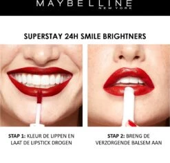 Maybelline SuperStay 24H Smile Brighters Lippenstift - 860 Crisp Magenta - Roze - Langhoudend 17 Maybelline SuperStay 24H Smile Brighters Lippenstift - 860 Crisp Magenta - Roze - Langhoudend -Cosmetica winkel 1200x1150 7