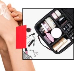 Mmoods Make-up Koffer – Make Up Tas Reizen – Makeup Organizer Verstelbaar -Beautycase Waterdicht – Make-up Tasje Voor Onderweg – Toilettas Voor Cosmetica Zwart 14 Mmoods Make-up Koffer – Make Up Tas Reizen – Makeup Organizer Verstelbaar -Beautycase Waterdicht – Make-up Tasje Voor Onderweg – Toilettas Voor Cosmetica Zwart -Cosmetica winkel 1200x1150 9