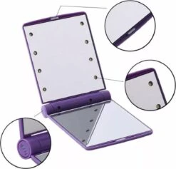 Compacte Make-up Spiegel- LED Mirror- Inklapbaar Met Verlichting- Draagbare Mini Make-up Spiegel 11 Compacte Make-up Spiegel- LED Mirror- Inklapbaar Met Verlichting- Draagbare Mini Make-up Spiegel -Cosmetica winkel 1200x1151 2