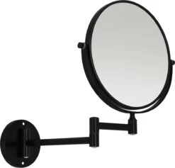 LYVION Make-up Spiegel - Scheerspiegel - Vergrootspiegel - 2 Spiegels - Voor Aan De Wand - Uitklapbaar - Verstelbaar - Cosmeticaspiegel - Dubbelzijdig - RVS - Zwart 9 LYVION Make-up Spiegel - Scheerspiegel - Vergrootspiegel - 2 Spiegels - Voor Aan De Wand - Uitklapbaar - Verstelbaar - Cosmeticaspiegel - Dubbelzijdig - RVS - Zwart -Cosmetica winkel 1200x1151 3