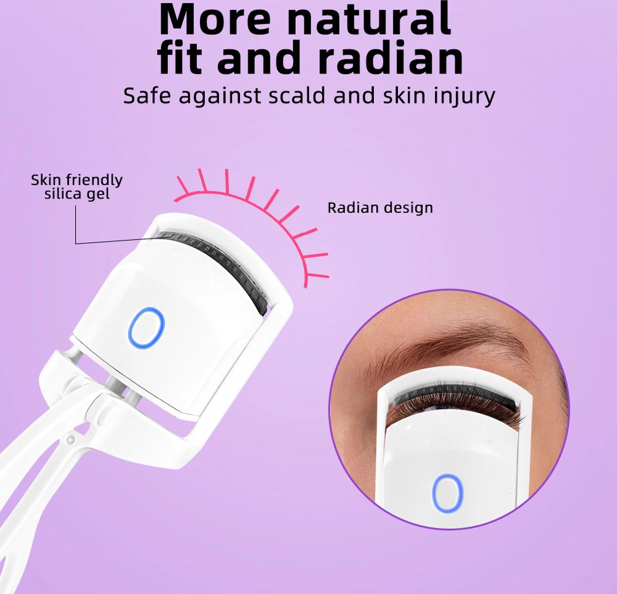 BeautyTech Elektrische Wimperkruller/Wimperkrultang - Roze - Oplaadbaar - Beauty - Verzorging - Make Up 6 BeautyTech Elektrische Wimperkruller/Wimperkrultang - Roze - Oplaadbaar - Beauty - Verzorging - Make Up - Afbeelding 6