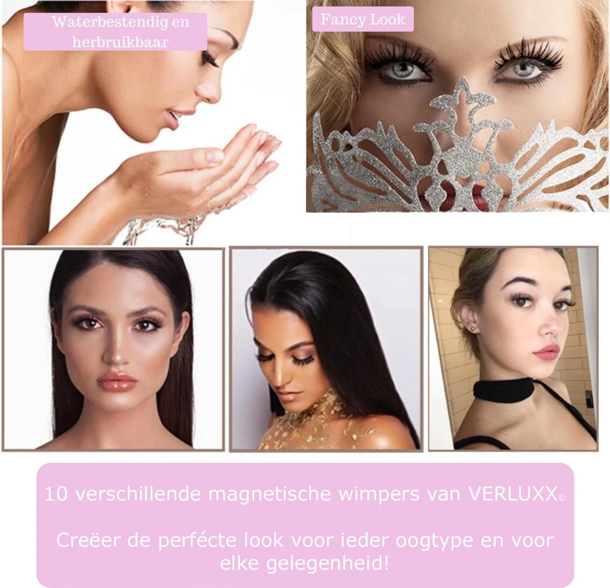Hoge Korting - VERLUXX© - 'Quality Over Quantity' - 3D Magnetische Wimpers Incl. 1+1 GRATIS Geïoniseerde Waterproof Eyeliner & Pincet, Fake Lashes, Nepwimpers, Magnetic Lashes, Herbruikbare Realistic Wimpers 5 Hoge Korting - VERLUXX© - 'Quality Over Quantity' - 3D Magnetische Wimpers Incl. 1+1 GRATIS Geïoniseerde Waterproof Eyeliner & Pincet, Fake Lashes, Nepwimpers, Magnetic Lashes, Herbruikbare Realistic Wimpers - Afbeelding 5