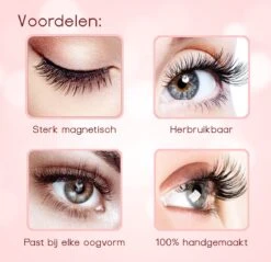 Merkloos La Liva Magnetische Wimpers - Inclusief Eyeliner En Wimper Pincet - 5 Magneetjes - Wimperextentions - Wimperlifting Set - Lash Lift -Cosmetica winkel 1200x1160 2