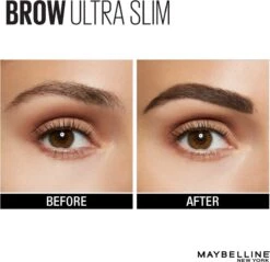Maybelline Brow Ultra Slim Wenkbrauwpotlood - Medium Brown -Cosmetica winkel 1200x1163 10