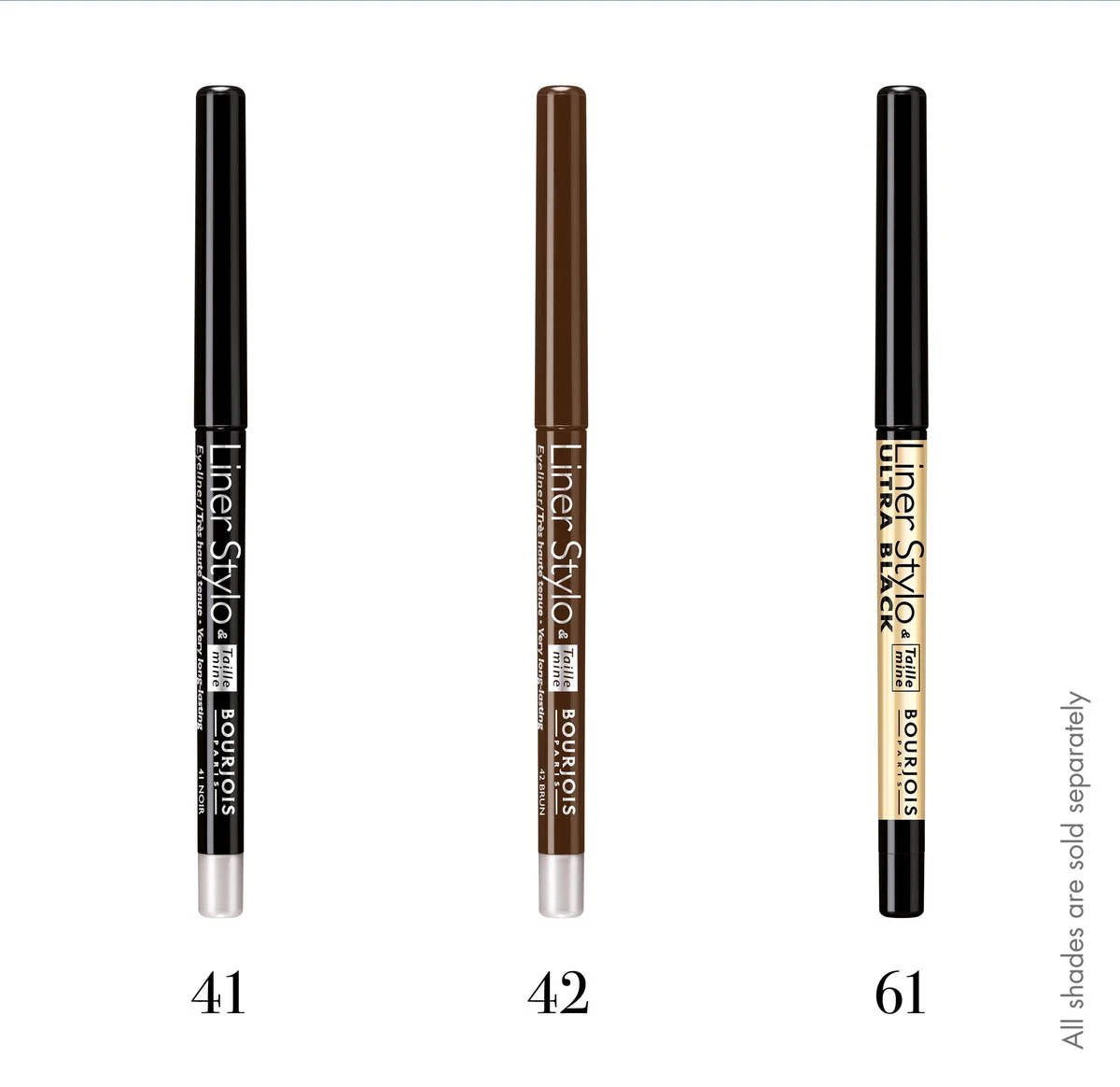 Bourjois - Liner Stylo Retractable Eye Pencil 0.28 G 41 Noir - 5 Bourjois - Liner Stylo Retractable Eye Pencil 0.28 G 41 Noir - - Afbeelding 5