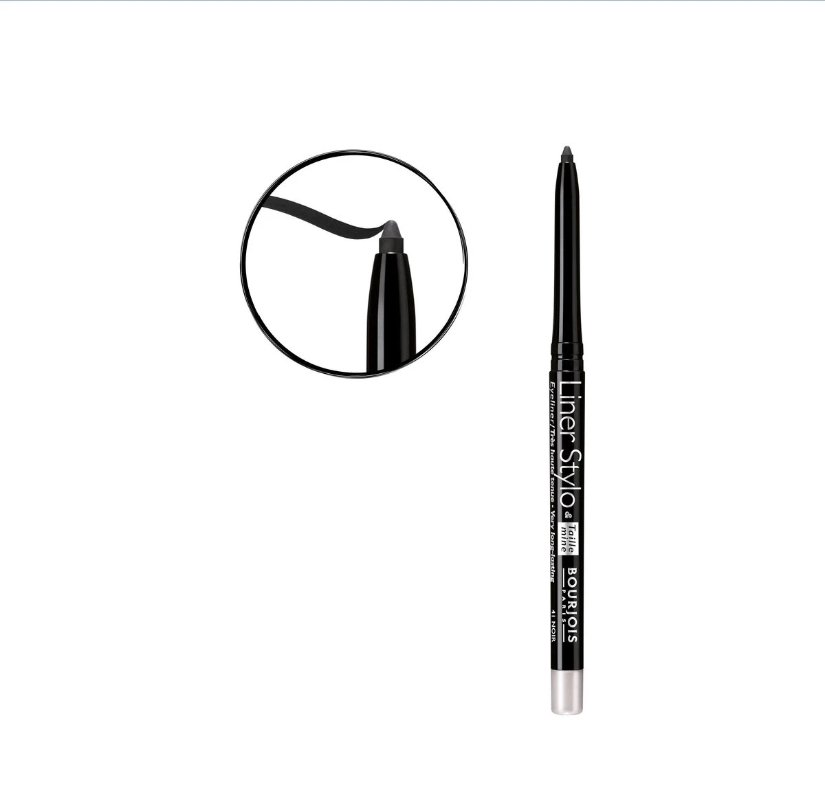 Bourjois - Liner Stylo Retractable Eye Pencil 0.28 G 41 Noir - 3 Bourjois - Liner Stylo Retractable Eye Pencil 0.28 G 41 Noir - - Afbeelding 3