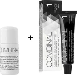 Combinal Wenkbrauw En Wimperverf - Zwart + Combinal Waterstofperoxide 5% - Wimpers - Wenkbrauwen - Wenkbrauwverf - Combideal 9 Combinal Wenkbrauw En Wimperverf - Zwart + Combinal Waterstofperoxide 5% - Wimpers - Wenkbrauwen - Wenkbrauwverf - Combideal -Cosmetica winkel 1200x1169