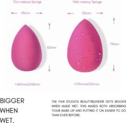 Premium Beauty Blender - Make Up Spons - Latexvrij - Voor Foundation, Blush & Primer - Speciaal Aero-Memory Foam - FAIR STUDIOS - Make Up Sponge - Beautyblender -Cosmetica winkel 1200x1170 47