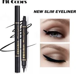 Fit Colors - Make-up - Eyeliner Met Stempel - Eyeliner Met Wing Stempel - 2 In 1 Eyeliner - Eyeliner - Stamp - Wing Eyeliner - Wing Stamp - Smal - Zwart 9 Fit Colors - Make-up - Eyeliner Met Stempel - Eyeliner Met Wing Stempel - 2 In 1 Eyeliner - Eyeliner - Stamp - Wing Eyeliner - Wing Stamp - Smal - Zwart -Cosmetica winkel 1200x1171