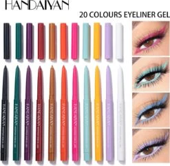 HANDAIYAN Sneldrogend Waterdicht En Niet Gemakkelijk Uit Te Vegen Kleur Eyeliner 20 Kleuren 8 HANDAIYAN Sneldrogend Waterdicht En Niet Gemakkelijk Uit Te Vegen Kleur Eyeliner 20 Kleuren -Cosmetica winkel 1200x1173 1