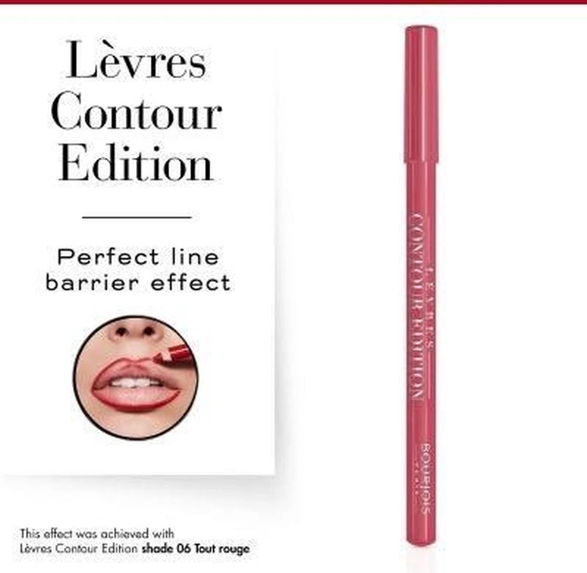 Bourjois - Levres Contour Edition Lip Liner Contour Lip Pencil 1,14 G 02 Cotton Candy - 2 Bourjois - Levres Contour Edition Lip Liner Contour Lip Pencil 1,14 G 02 Cotton Candy - - Afbeelding 2