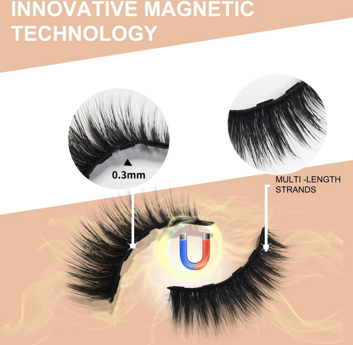 24 Magnetische Wimpers Met Eyelinerkit / 12 Paar- Herbruikbare Magnetische Wimpers - Natuurlijk Ogende Wimperspakket, 2 Buizen Magnetische Eyeliner, 3D Magnetische Nepwimperskit Met Wimperpincet - Magnetische Wimpers 2 24 Magnetische Wimpers Met Eyelinerkit / 12 Paar- Herbruikbare Magnetische Wimpers - Natuurlijk Ogende Wimperspakket, 2 Buizen Magnetische Eyeliner, 3D Magnetische Nepwimperskit Met Wimperpincet - Magnetische Wimpers - Afbeelding 2