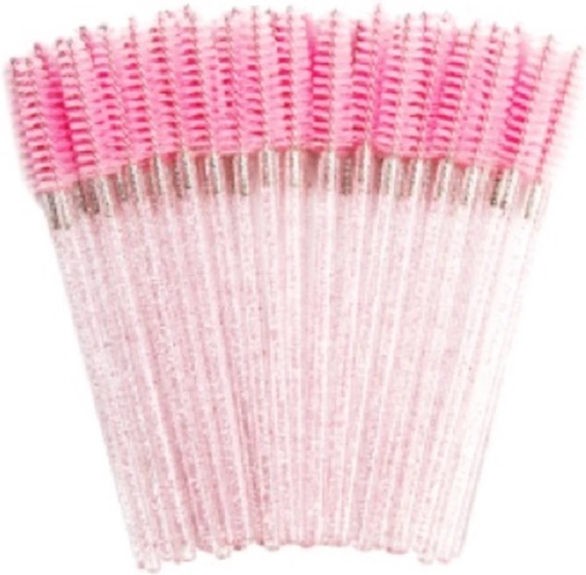 Merkloos Wimper Borsteltjes - Roze Glitter 1 Merkloos Wimper Borsteltjes - Roze Glitter