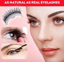 Nep Wimpers | Wimpers Zonder Lijm - Wasbaar- Waterbestendig - Windbestendig - Herbruikbaar - Extra Herbruikbare Plakrand-In Een Flits Mooi |||| -Cosmetica winkel 1200x1178 2