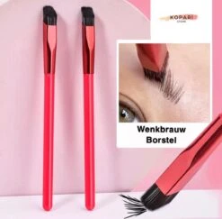 Kopari Wenkbrauwborstel - Wenkbrauw Borstel - Make-up - Vierkant - Borstel - TikTok - Wenkbrauw - Trend - Schuin -Cosmetica winkel 1200x1180 6