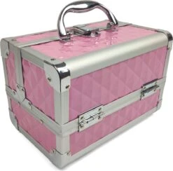 Make Up Koffer Meisjes En Dames Roze - Make Up Organizer Met Spiegel - Cosmetica Koffer - Beautycase Koffer -Cosmetica winkel 1200x1183 12