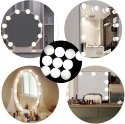 Jumalu Hollywood Spiegellampen – Spiegelverlichting Met 10 LED Lampen – Dimbare Make Up Spiegel Lamp – 4 Meter Kabel -Cosmetica winkel 1200x1183 13