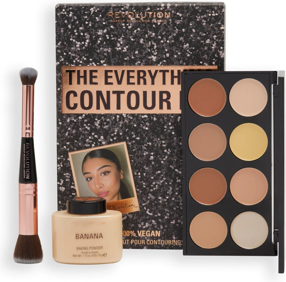 Makeup Revolution Contour Kit - Cadeauset 1 Makeup Revolution Contour Kit - Cadeauset
