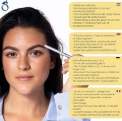 Herome Eye Care Wenkbrauwpotlood Bruin - Brow Pencil - Met Borsteltje, Stevige Potloodpunt En Puntenslijper -Cosmetica winkel 1200x1188 16