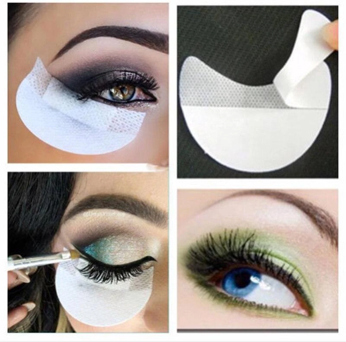 WiseGoods - Premium Oogschaduw Pads - Eye Pads Wimper Extensions - Oog Pads - Eye Patches - Make Up - 10 Stuks 6 WiseGoods - Premium Oogschaduw Pads - Eye Pads Wimper Extensions - Oog Pads - Eye Patches - Make Up - 10 Stuks - Afbeelding 6