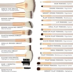 Professionele Make-up Kwastenset - 24 Delig - Beige-Goud 15 Professionele Make-up Kwastenset - 24 Delig - Beige-Goud -Cosmetica winkel 1200x1190 11