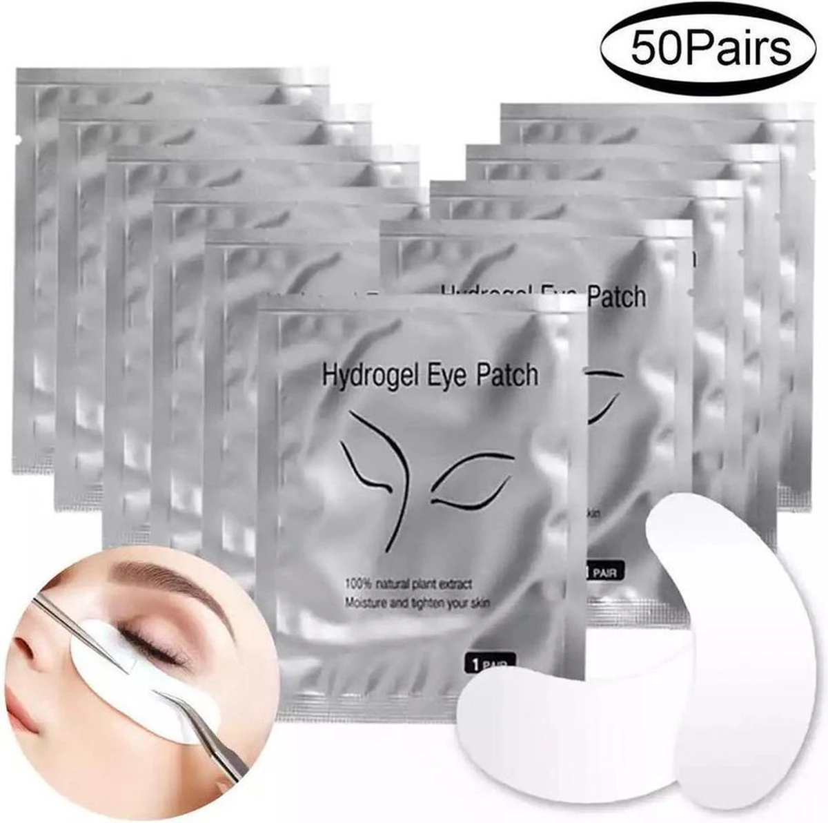 Lashes & Beauty 100 Stuks 50 Paar - Eye Patches -WIMPEREXTENSION - EYE-PADS - OOGKUSSENS - PLUISVRIJ Eye Pads 1 Lashes & Beauty 100 Stuks 50 Paar - Eye Patches -WIMPEREXTENSION - EYE-PADS - OOGKUSSENS - PLUISVRIJ Eye Pads