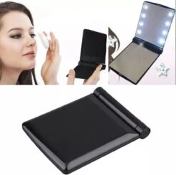Compacte Make-up Spiegel- LED Mirror- Inklapbaar Met Verlichting- Draagbare Mini Make-up Spiegel 9 Compacte Make-up Spiegel- LED Mirror- Inklapbaar Met Verlichting- Draagbare Mini Make-up Spiegel -Cosmetica winkel 1200x1193 7