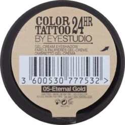 Maybelline Color Tattoo 24H - 5 Eternal Gold - Goud - Oogschaduw -Cosmetica winkel 1200x1198 12