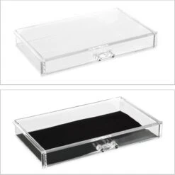 Relaxdays Make-up Organizer - Tweedelig - Cosmetica Opbergdoos - Transparant 21 Relaxdays Make-up Organizer - Tweedelig - Cosmetica Opbergdoos - Transparant -Cosmetica winkel 1200x1198 31