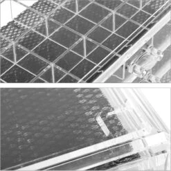 Relaxdays Make-up Organizer Acryl - 3 Lades Met Vakken Acrylbox - Cosmeticabox Opbergdoos - Doorzichtig -Cosmetica winkel 1200x1198 36