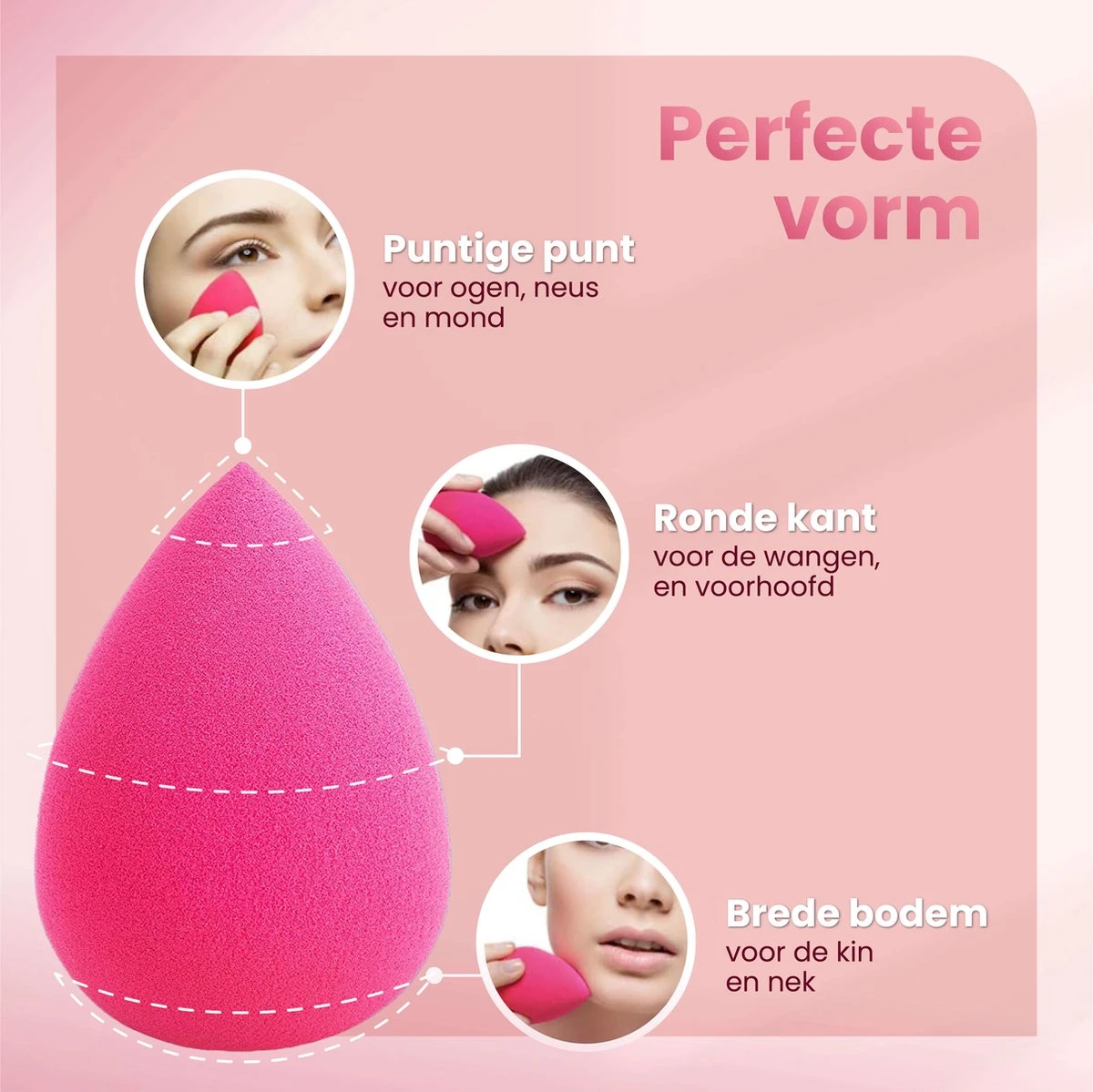 Beauty Blender - Make-up Sponsjes - Spons - 6 Stuks - Zacht & Perfecte Vorm! 3 Beauty Blender - Make-up Sponsjes - Spons - 6 Stuks - Zacht & Perfecte Vorm! - Afbeelding 3