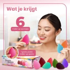 Beauty Blender - Make-up Sponsjes - Spons - 6 Stuks - Zacht & Perfecte Vorm! 12 Beauty Blender - Make-up Sponsjes - Spons - 6 Stuks - Zacht & Perfecte Vorm! -Cosmetica winkel 1200x1199 7