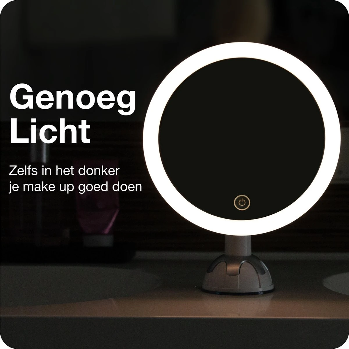 Innovision Make Up Spiegel Met Verlichting En Zuignap - 360° Verstelbaar - 10x Vergroot 7 Innovision Make Up Spiegel Met Verlichting En Zuignap - 360° Verstelbaar - 10x Vergroot - Afbeelding 7