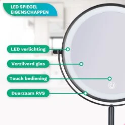 Personal Care Make Up Spiegel Met LED Verlichting - 10x Vergroting – Scheerspiegel - 3 Lichtstanden - Oplaadbaar - Zwart 17 Personal Care Make Up Spiegel Met LED Verlichting - 10x Vergroting – Scheerspiegel - 3 Lichtstanden - Oplaadbaar - Zwart -Cosmetica winkel 1200x1200 1026