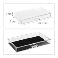 Relaxdays Make-up Organizer Klein - Stapelbaar - Sieradendoosje - Cosmetica - Opbergbox - Doorzichtig 26 Relaxdays Make-up Organizer Klein - Stapelbaar - Sieradendoosje - Cosmetica - Opbergbox - Doorzichtig -Cosmetica winkel 1200x1200 1051