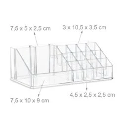 Relaxdays Make-up Organizer Klein - Stapelbaar - Sieradendoosje - Cosmetica - Opbergbox - Doorzichtig 28 Relaxdays Make-up Organizer Klein - Stapelbaar - Sieradendoosje - Cosmetica - Opbergbox - Doorzichtig -Cosmetica winkel 1200x1200 1052