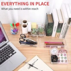 Aokyom Make-uporganizer, 18 Stuks, Kunststof Opbergdozen Voor Kantoor, Lades, Organizer, Lade-organizer, Doorzichtige Lade-inzet Voor Bureau, Keuken, Badkamer 9 Aokyom Make-uporganizer, 18 Stuks, Kunststof Opbergdozen Voor Kantoor, Lades, Organizer, Lade-organizer, Doorzichtige Lade-inzet Voor Bureau, Keuken, Badkamer -Cosmetica winkel 1200x1200 1060